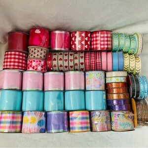 NIP 56 Rolls Ribbon Lot | 176 yards total | Decor & Crafting